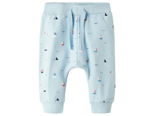 Name It bukser celestial blue med busprint